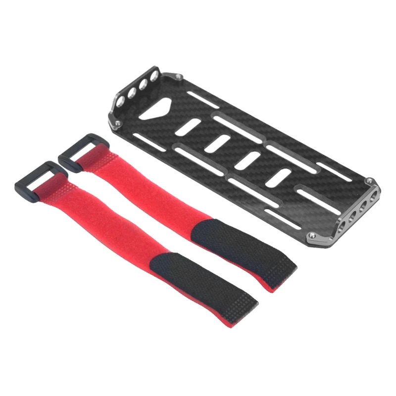 

Carbon Fiber Battery Mounting Plate For 1/10 RC Car Scale RC Crawler Cars Axial SCX10 Model Toy Part