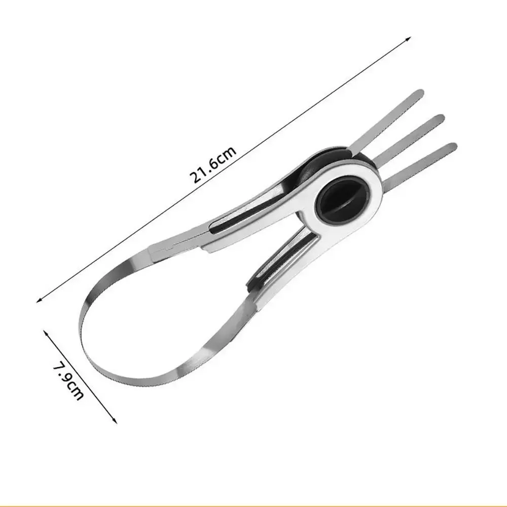 الفولاذ المقاوم للصدأ المانجو القاطع الفاصل الأفوكادو القطاعة الفاكهة البطيخ قطع سكين مقشرة تقطيع أداة تقشير أدوات المطبخ #6