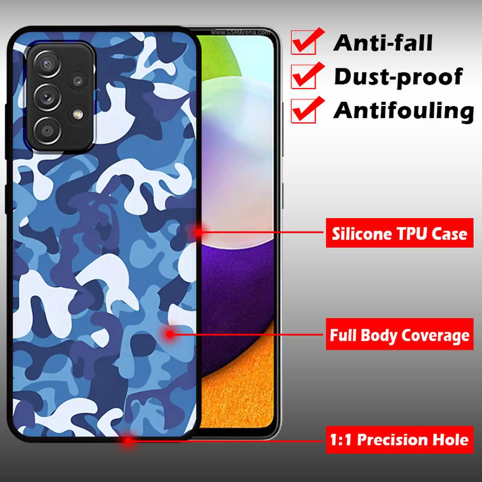 Silicone Case For Infinix Hot30 Note40 Note Hot 30 40 Hot40 30i 40i Note30 i Pro Plus 5G 4G  Military Army Camo Soldier Printing