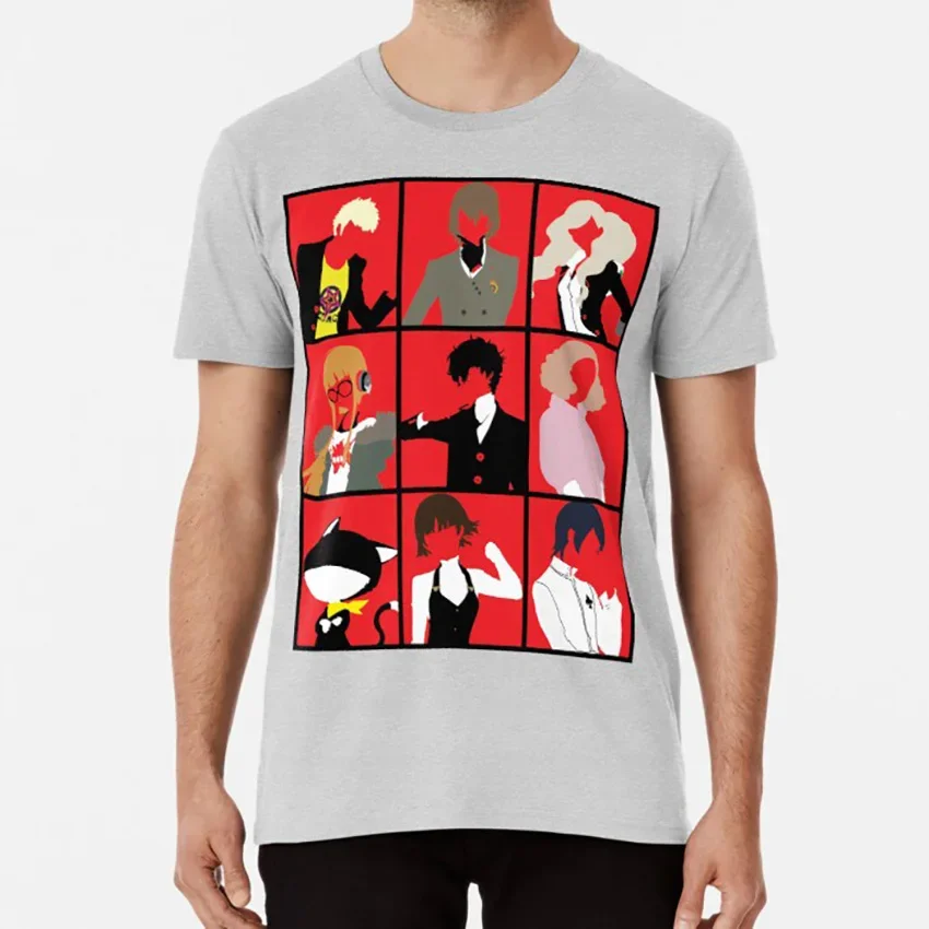 Persona 3 4  5 Igor Tarot Morgana Izanagi Gaming Video Games  P-5ona T Shirt  harajuku