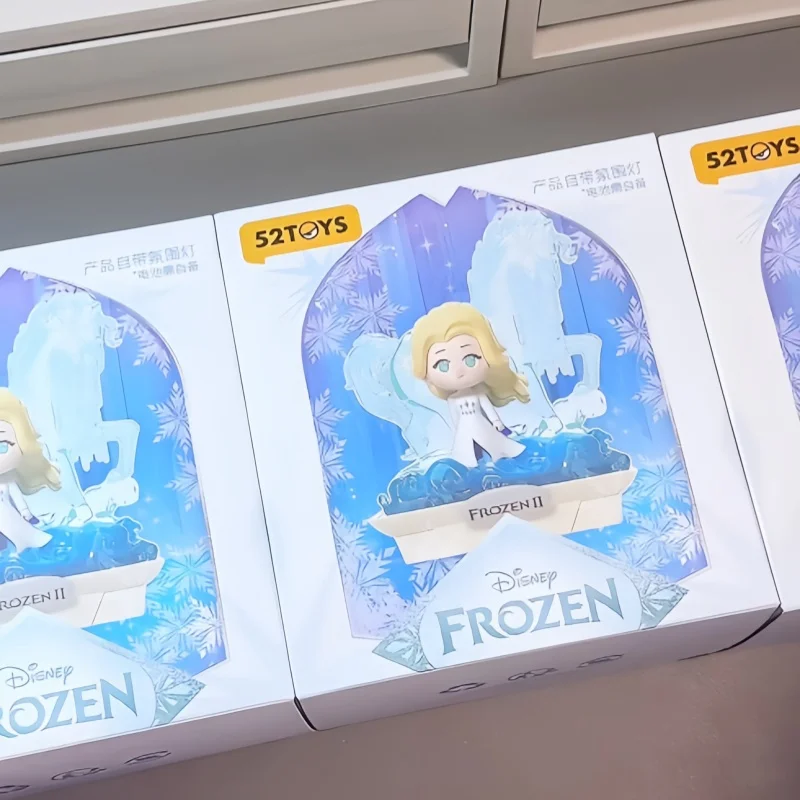 

Горячая подлинная слепая коробка Disney «Холодное сердце мечта», серия игрушек, модель Emit Light, игрушка, орнамент, коллекция ночников, подарки на день рождения для детей