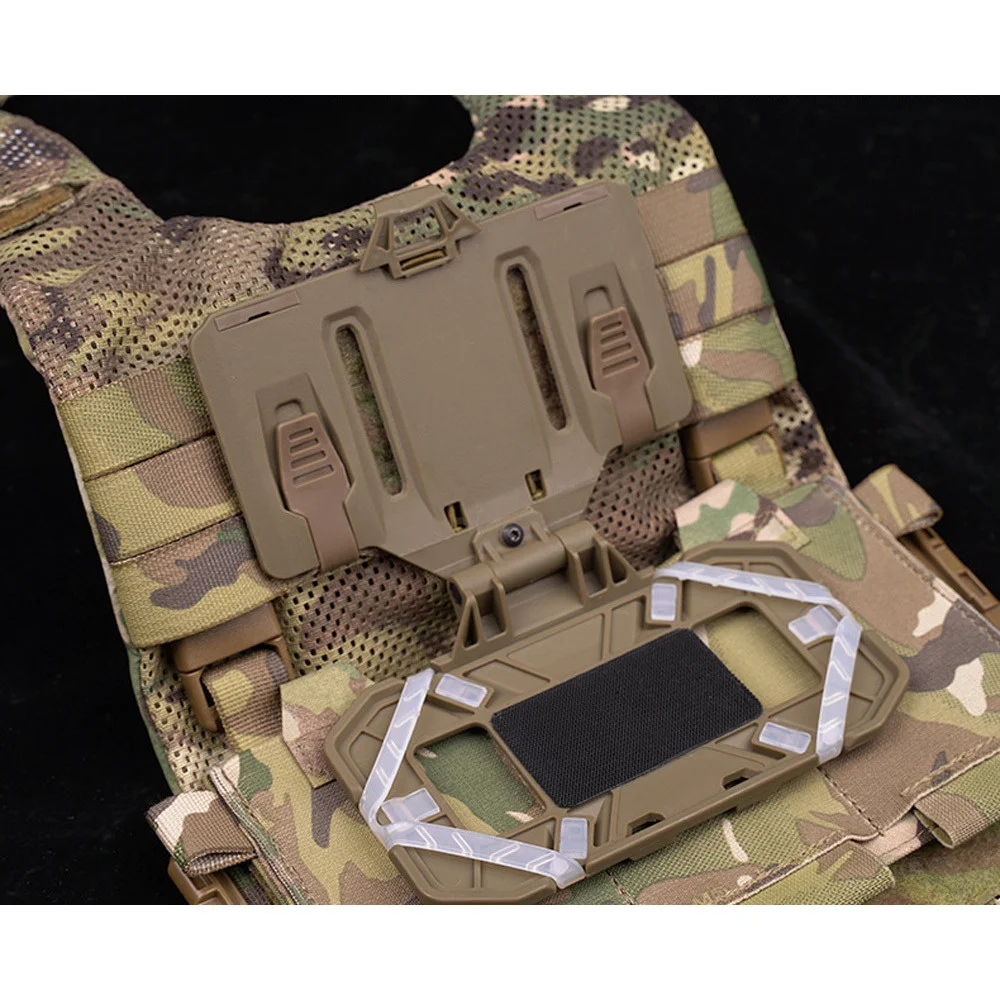 Portacellulare militare Tactical MOLLE scheda di navigazione pieghevole Chest Map Case pannello di amministrazione attrezzature softair Gear Outdoor
