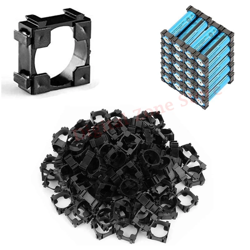 50 sztuk 18650 bateria litowa uchwyt stojak plastikowa bateria ogniwowa uchwyt bateria litowa organizator bezpieczeństwa anty wibracji