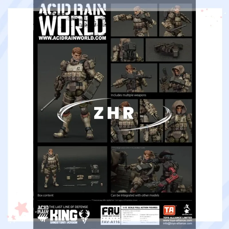 In Stock Acid Rain War FAV-A116 King（Sandstorm Version） Animation Model Action Figure Toy Collection Gift