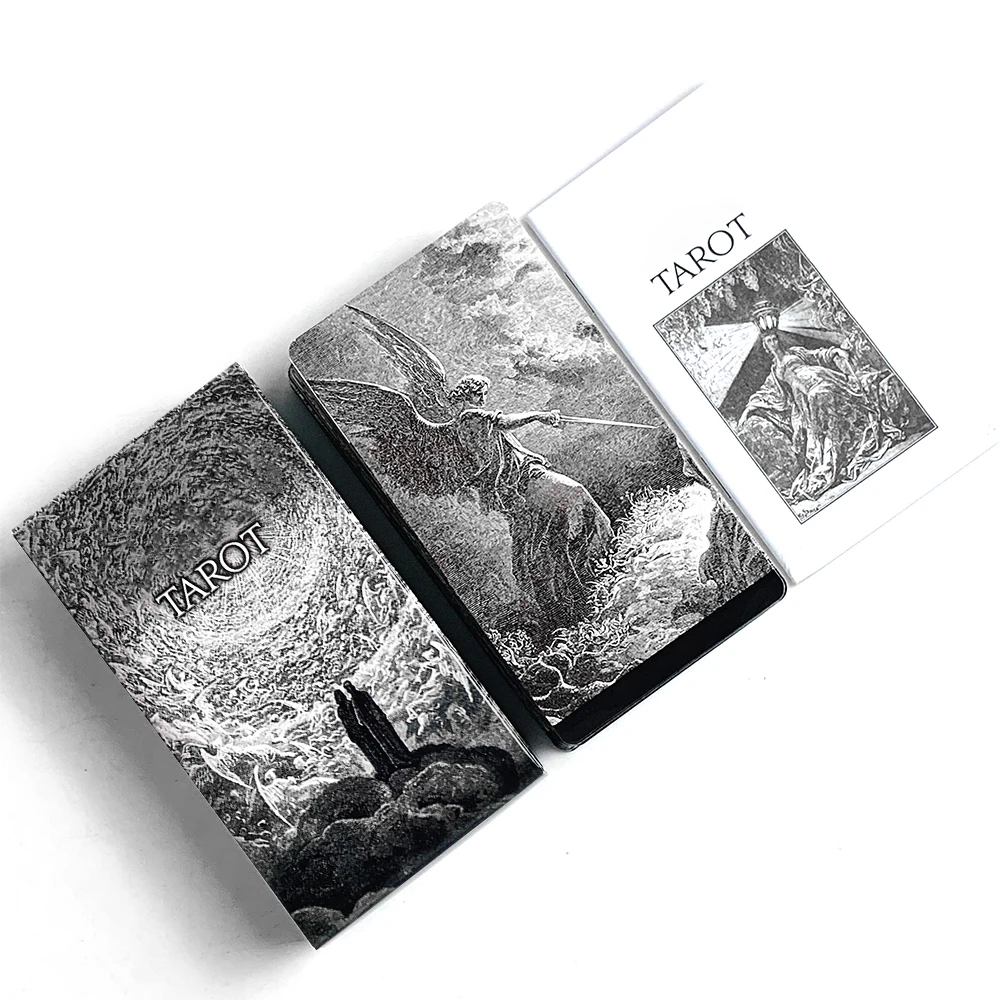 English Tarot Card With Paper Instruction Manual Family Party Entertainment Board Games Divination Game Oracle Decks