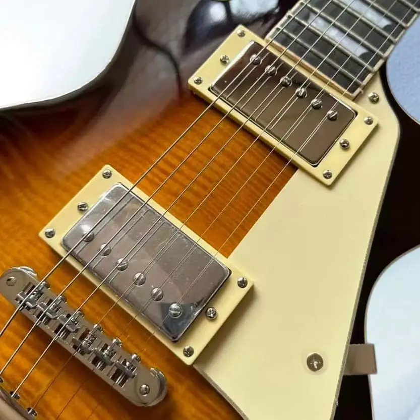 TS finish, Electric Guitar, Rosewood Fingerboard, Mahogany Body, HH Pickups, One-Piece Fingerboard and Body Construction