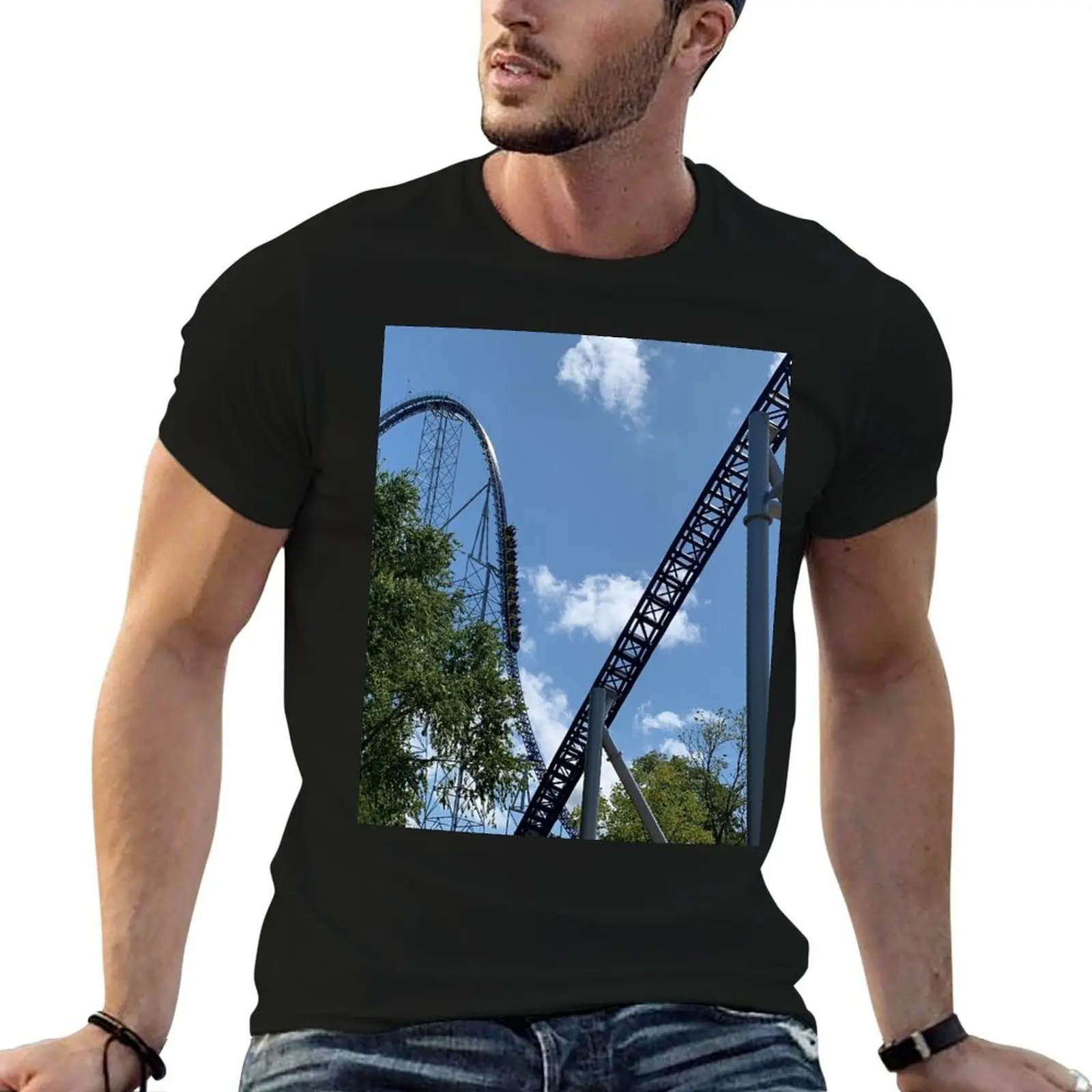 Millennium Force T-Shirt kawaii clothes sweat graphic shirts mens t shirts casual stylish