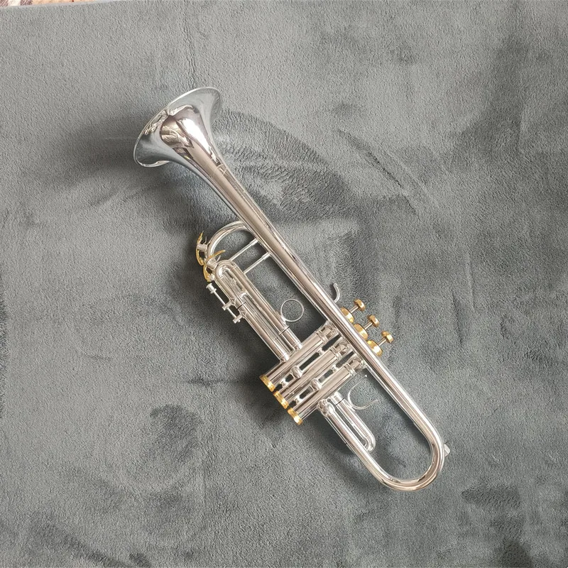 TOP Stradivarius LT 197S77 Silver Trumpet Pipe Flat Instrument Brass Strudents