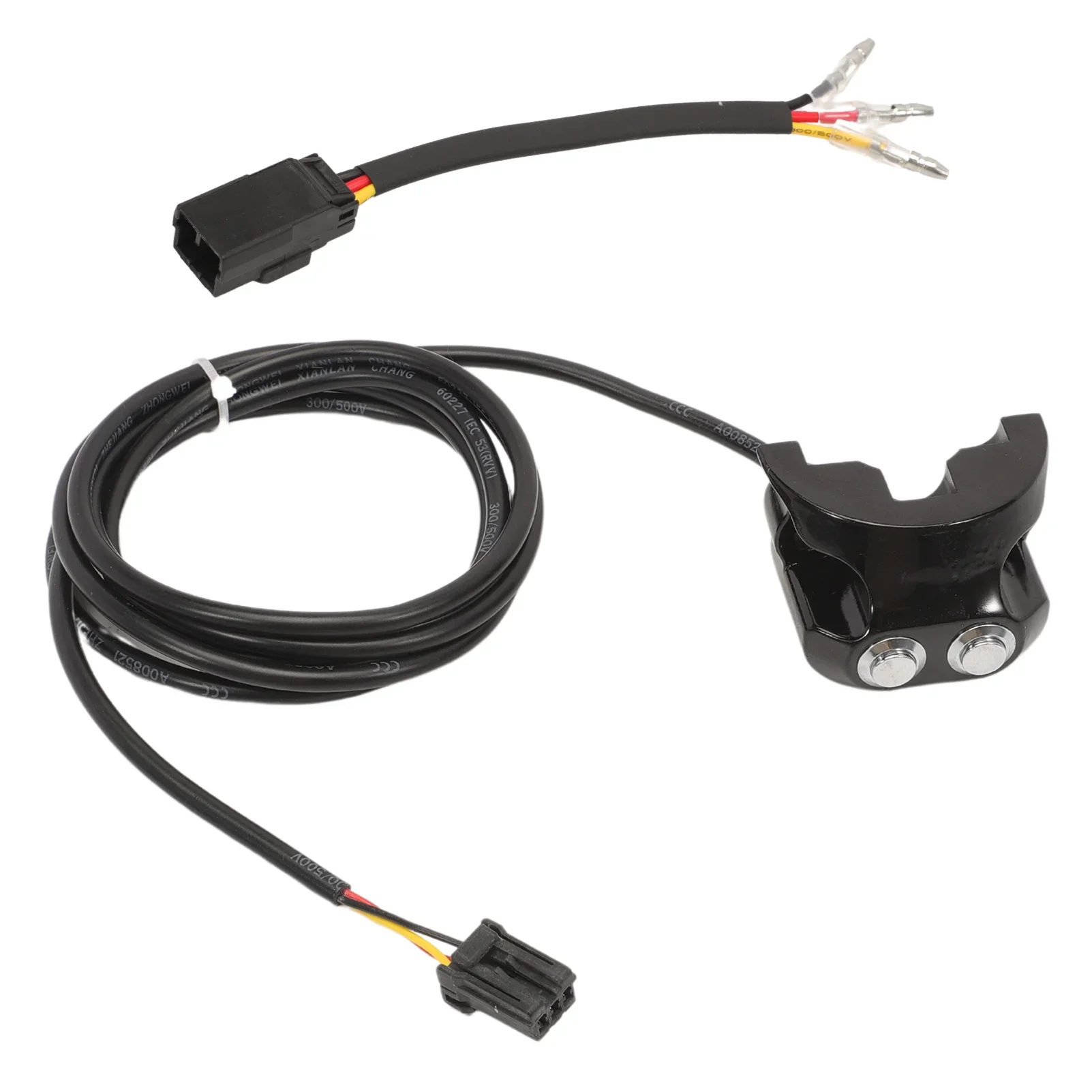 

1" Car Handlebar Air Ride Switch Controller Kit with Deutsch and Three Color Wire Connector For Harley Dyna, V-Rod and Sportster