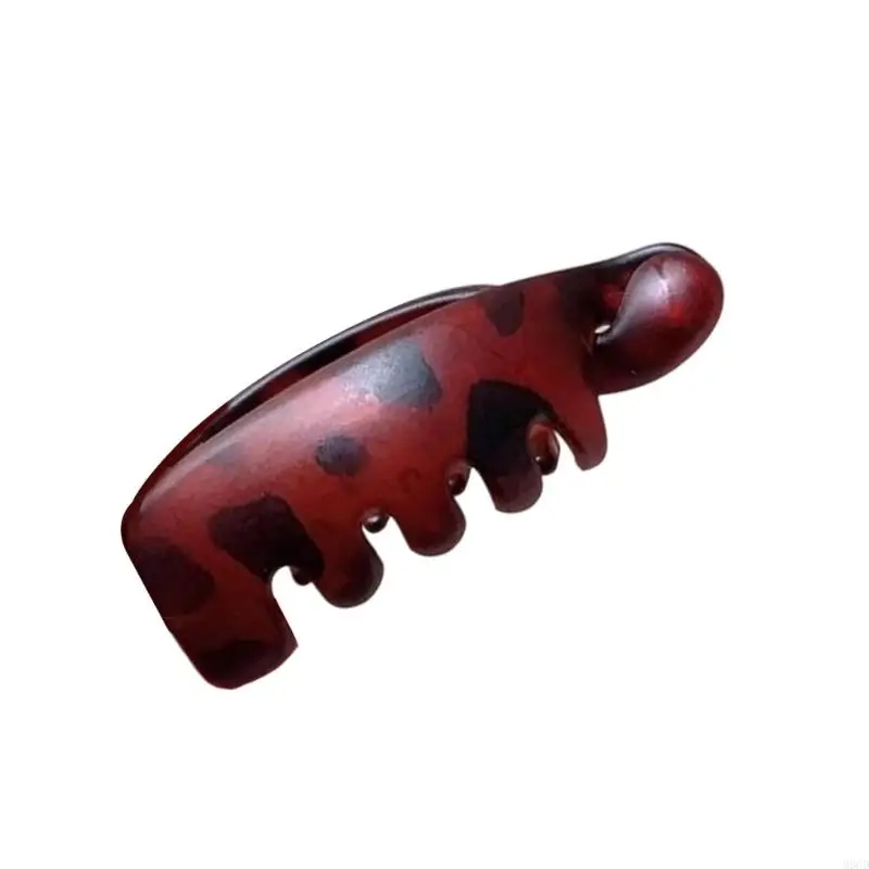 M6CD Women Animal Muster Klauen Clip Bananen Haarclip Hochsteckfrisur Haarhalter für tägliche Verschleiß