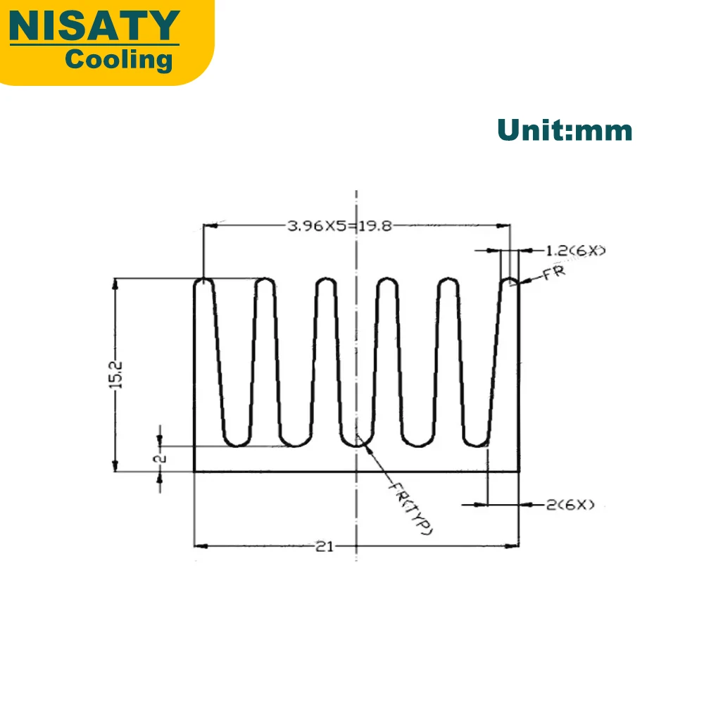 Paket Besar 20/50/100PCS 20x20x15mm Pendingin Heatsink CPU GPU IC Chip Aluminium Heat Sink Radiator Perak Heatsink DIY Cooler