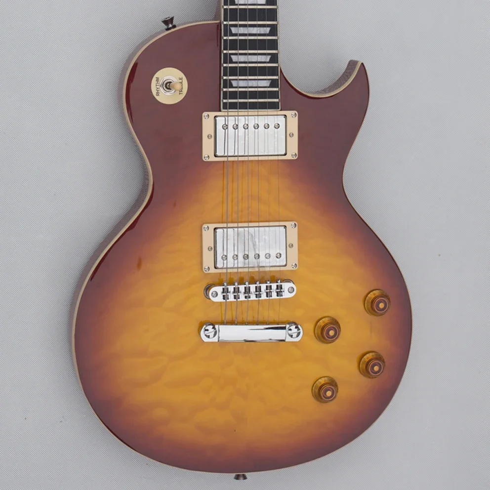 China High Quality LP Electric Guitar Hot Selling Electric Guitar Mahogany Body Gloss Finish 22 Frets OEM Service