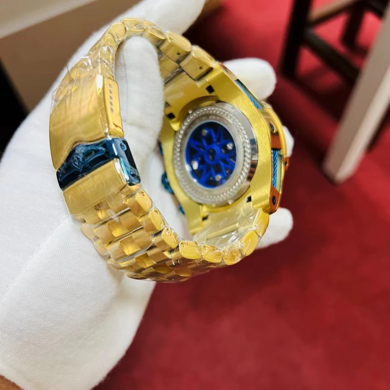 Vendite all'ingrosso dell'America del Sud Orologi caldi Orologi da uomo in filo d'acciaio pregiato Orologi al quarzo impermeabili