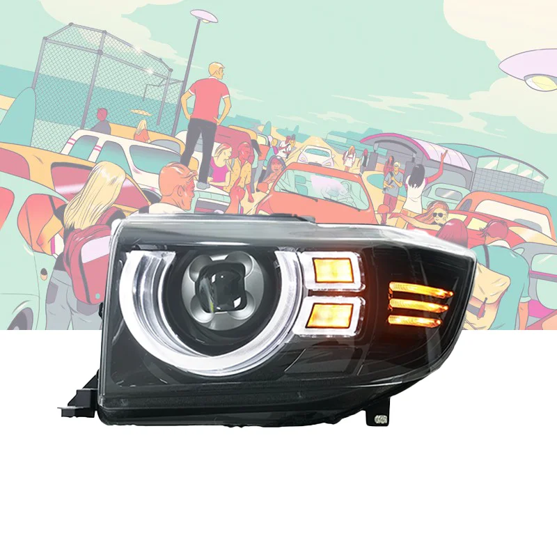 

Для Toyota Land Cruiser 2006-2023 LC70-79: Оригинальная разобранная фара, комплект для модернизации LED-фар LC76