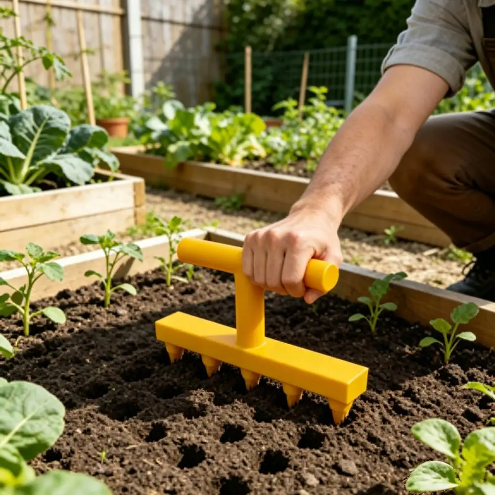 Garden Seeds Planter Gardening Hole Punch Seeder Tool 3d Printed Precision Planter Home Vegetable Flower Planting for Balcony