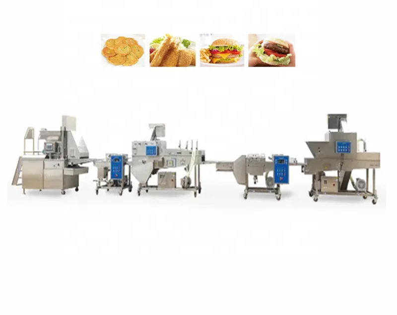 Automatic Beef Fish Potato Burger Hamburger Patty Forming Making Machine Potato Burger Patty Forming Machine  Automatic Burger P