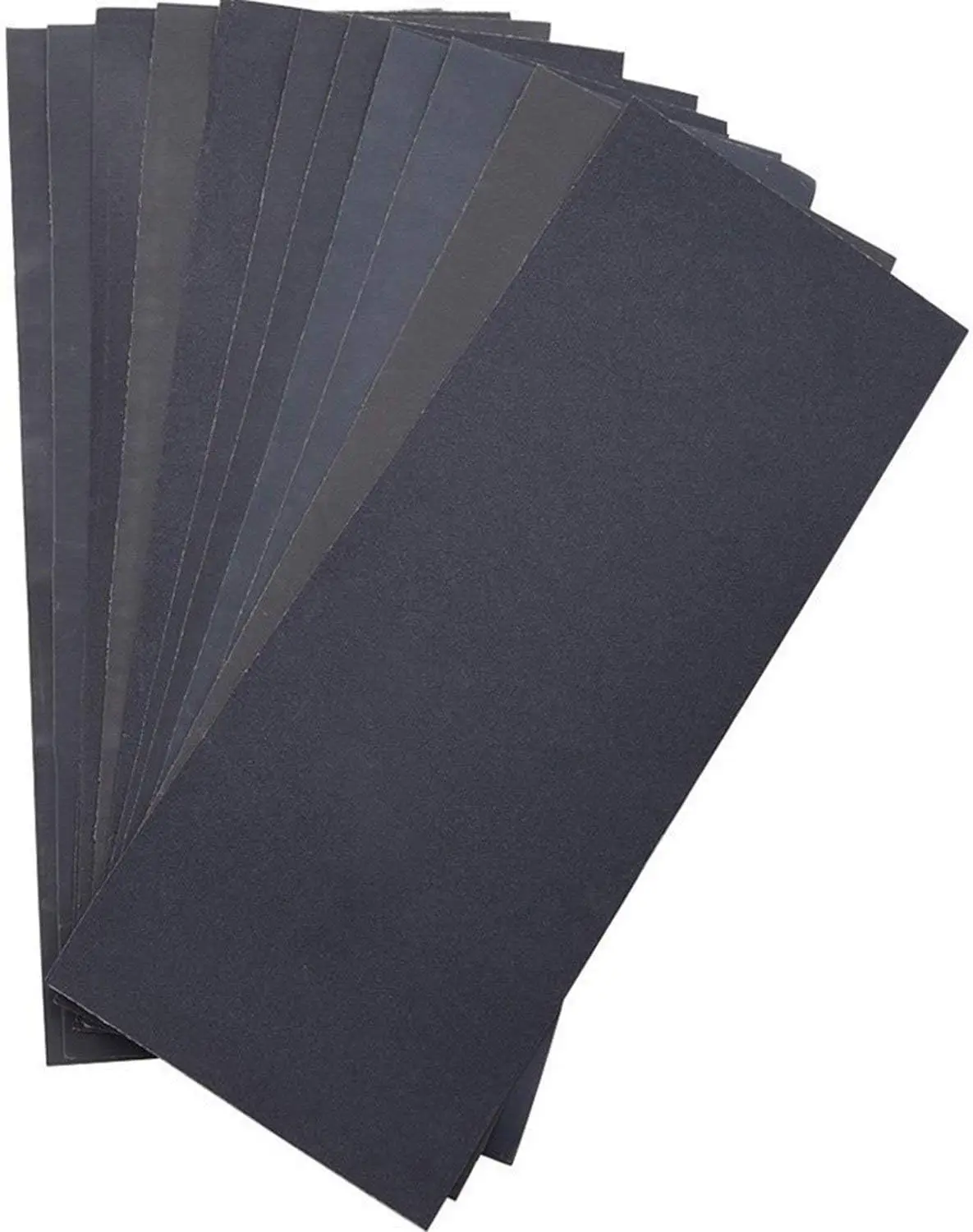 

Abrasive Wet Dry Sandpaper Sheets 400/600/800/1000/1200/1500 Grit for Wood Furniture Hobbies Home Improvement, 12 Sheets 9x3.6