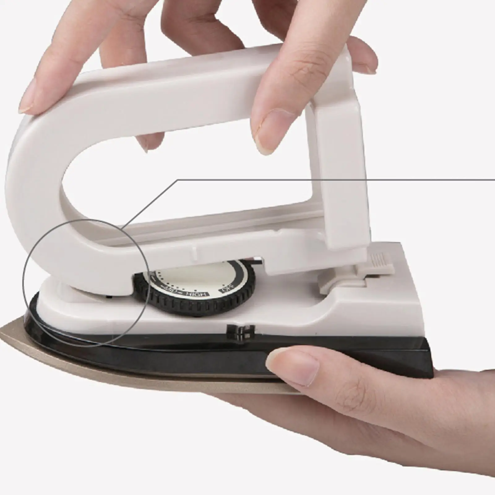 Steam Iron Small Non Slip Practical Ironing Machine for Jackets Shirts Coats image 3