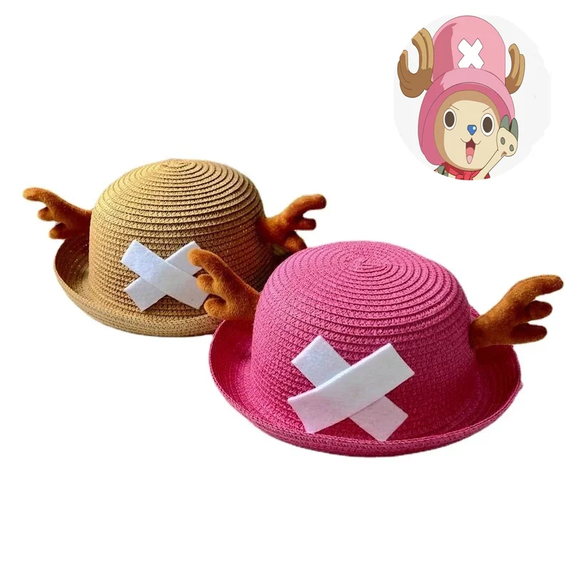 Sombrero de Anime Tony Chopper para Cosplay, gorro de algodón de felpa, gorro cálido de dibujos animados, accesorios de utilería, regalo