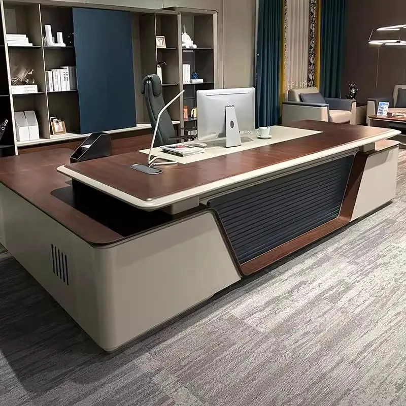 Новый китайский деревянный офисный стол, художественный дизайн, место для хранения секрета, офисный стол для конференций, высокое качество, настольная мебель Mesa Escritorio