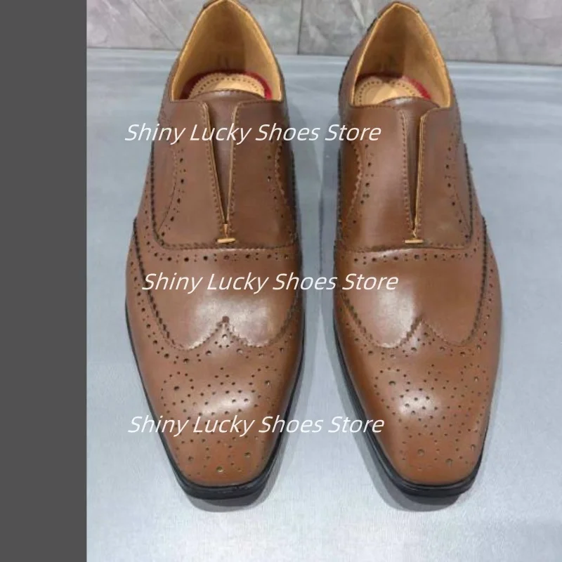 

Мужская обувь с резьбой, мужские туфли на плоской подошве с квадратным носком, мужские неглубокие лоферы, однотонные туфли для шитья, Zapatos Hombre, Chassure Hommes