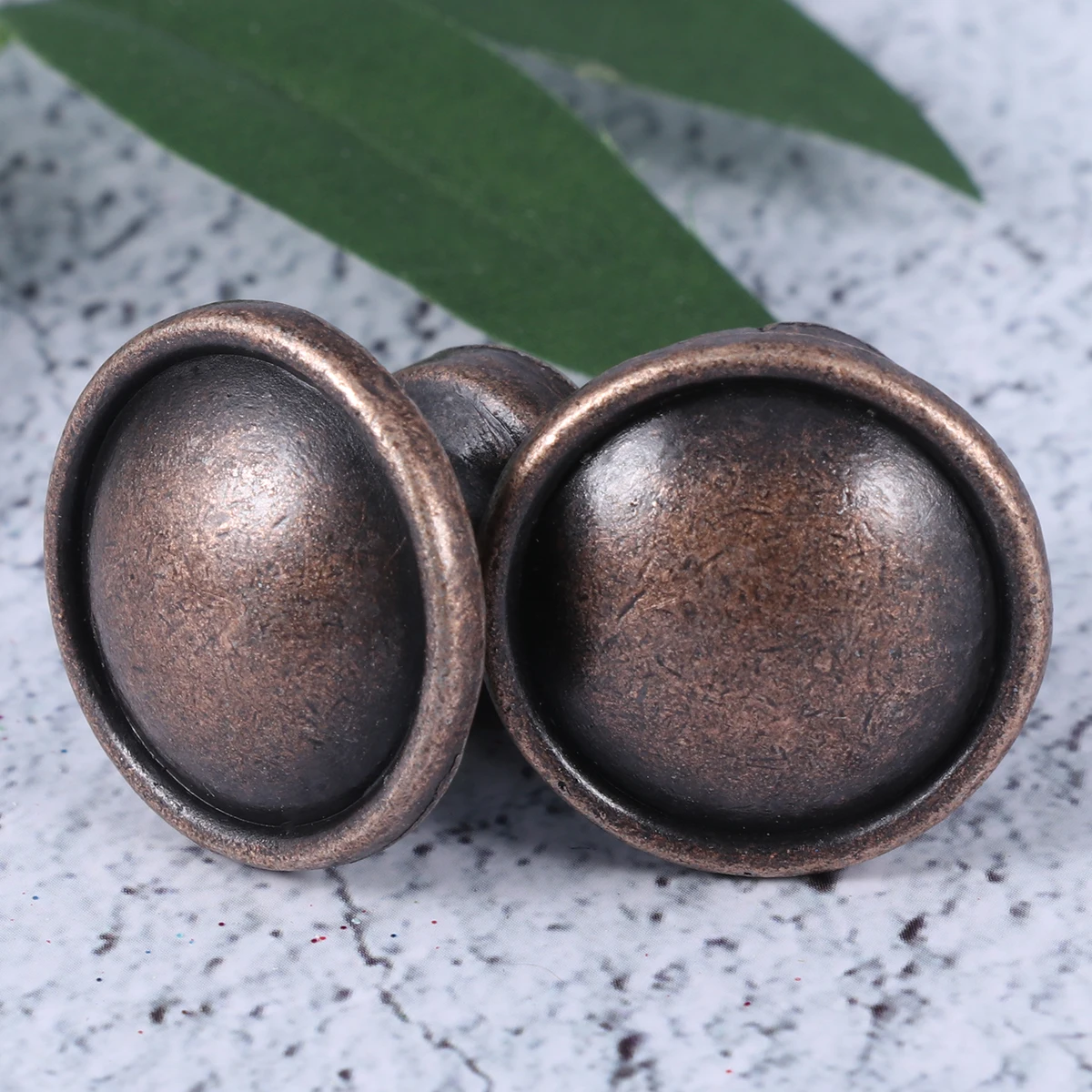 

10pcs Vintage Pull Knob Round Drawer Knobs Kitchen Cabinets Door Dresser Single Hole Retro Design Furniture Hardware