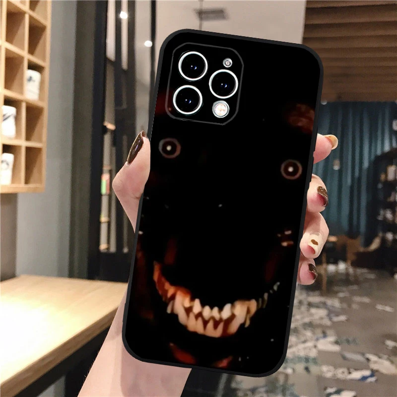 

Phone Case Carcasa Funda For iPhone 17 Pro Max Air 16 15 14 13 Pro Max 15 16 Pro 15Plus Demon Face Evil Ghost Case