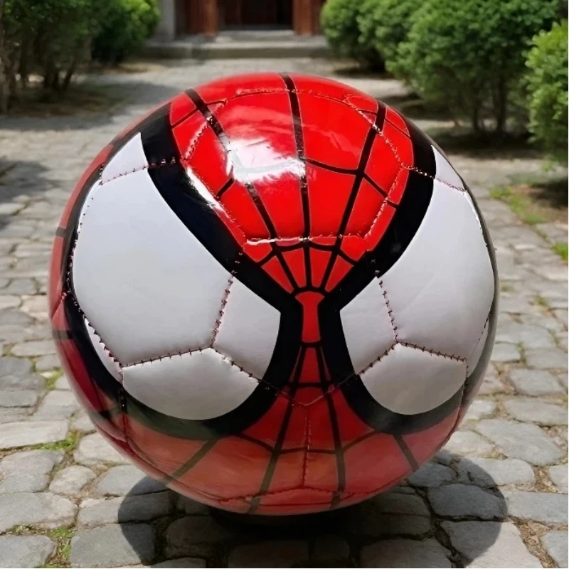 Hot Marvel Movie Spider-Man Football Ball Number 2 Student Football Campus Training Game PVC Football Toys Boys And Girls Gifts