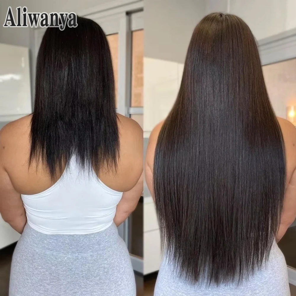 Cinta sintética en extensiones de cabello, Mini cinta de pelo liso, cinta adhesiva Invisible de color en extensión de cabello, 10 unidades por paquete