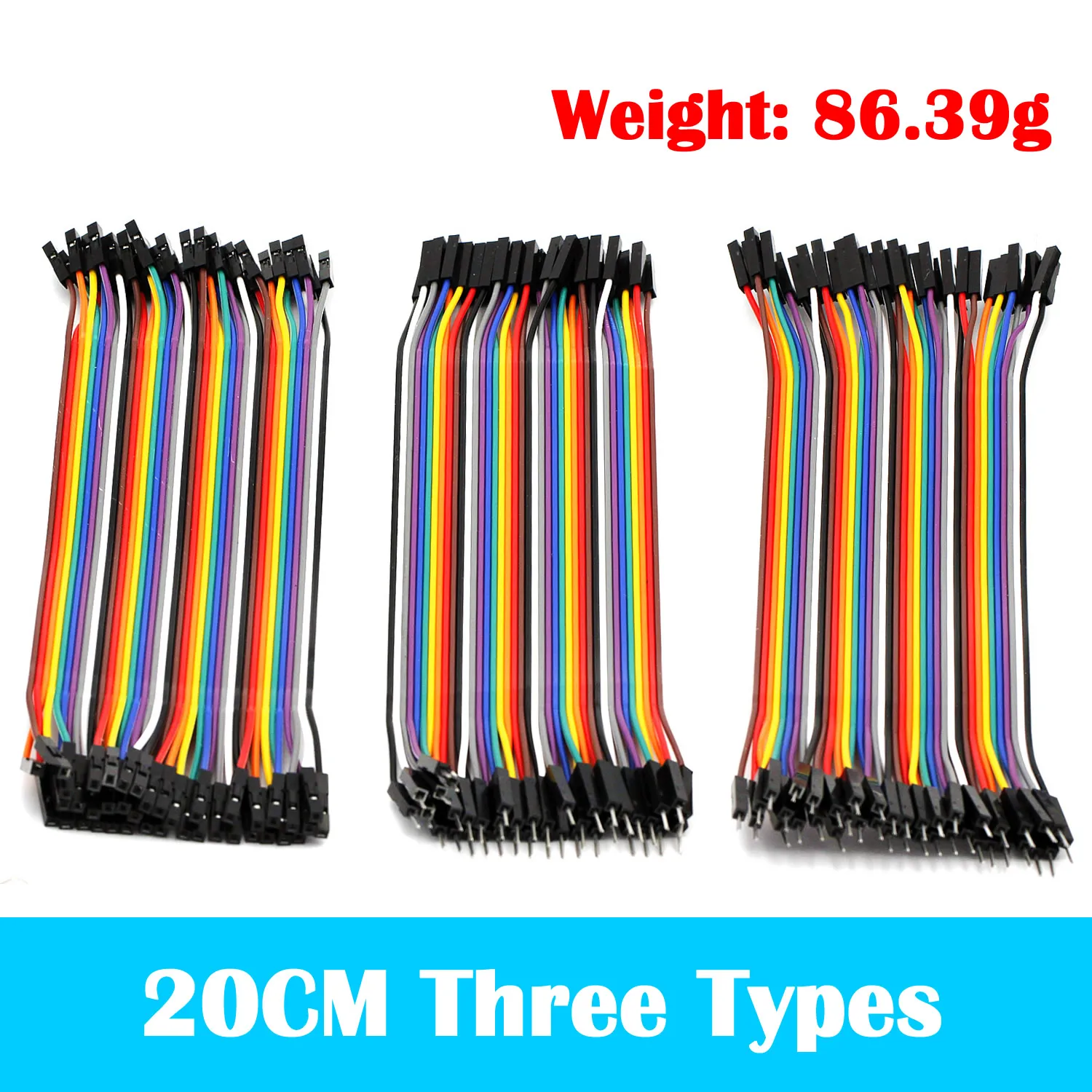 Dupont Line 40Pin 10CM 15CM 20CM 30CM 40CM Female To Female / Male To Male / Male To Female Jumper Wire Dupont Cable for Arduino