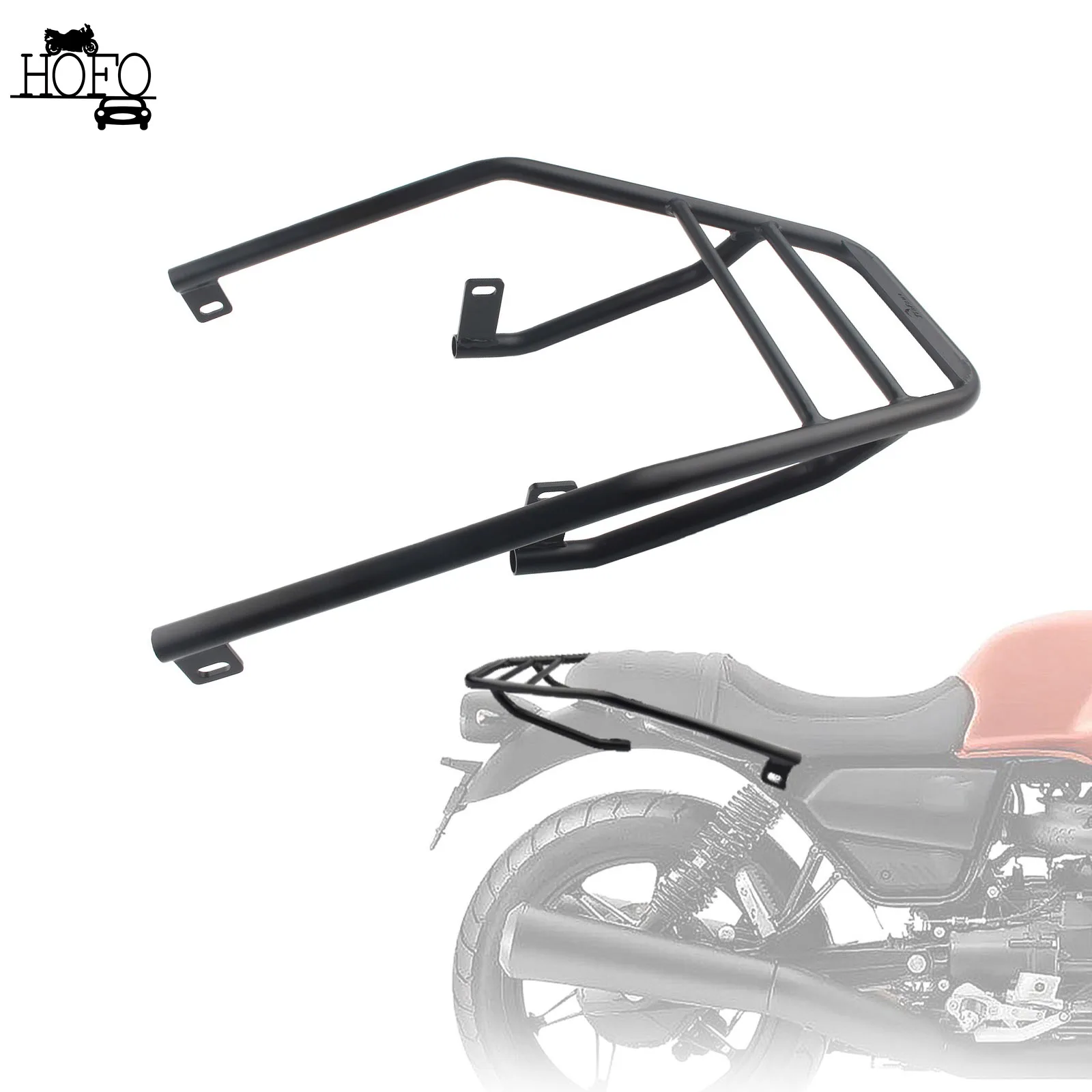 

Motorcycle Rear Tail Rack Suitcase Luggage Carrier Board Shelf For Moto Guzzi V7 III Classic Stornello Trofeo Centenario 2016-20