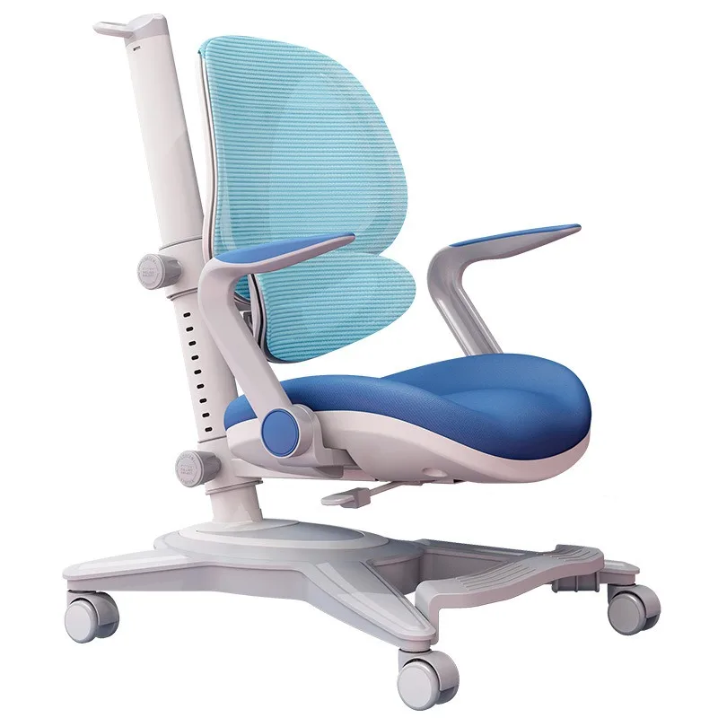 

Детское учебное кресло, подъемное кресло для письма, профессиональное кресло для школьников начальных классов, корректирующее положение сидения, с выдвижной спинкой, модель C