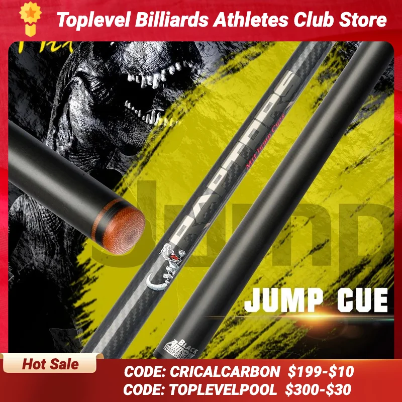 MIT Jump Cue with PREDATOR Tip, Carbon Fiber Cue, Bakelite Billiards, Exquisite Technology, Butt Adustable Stick Kit, 13mm