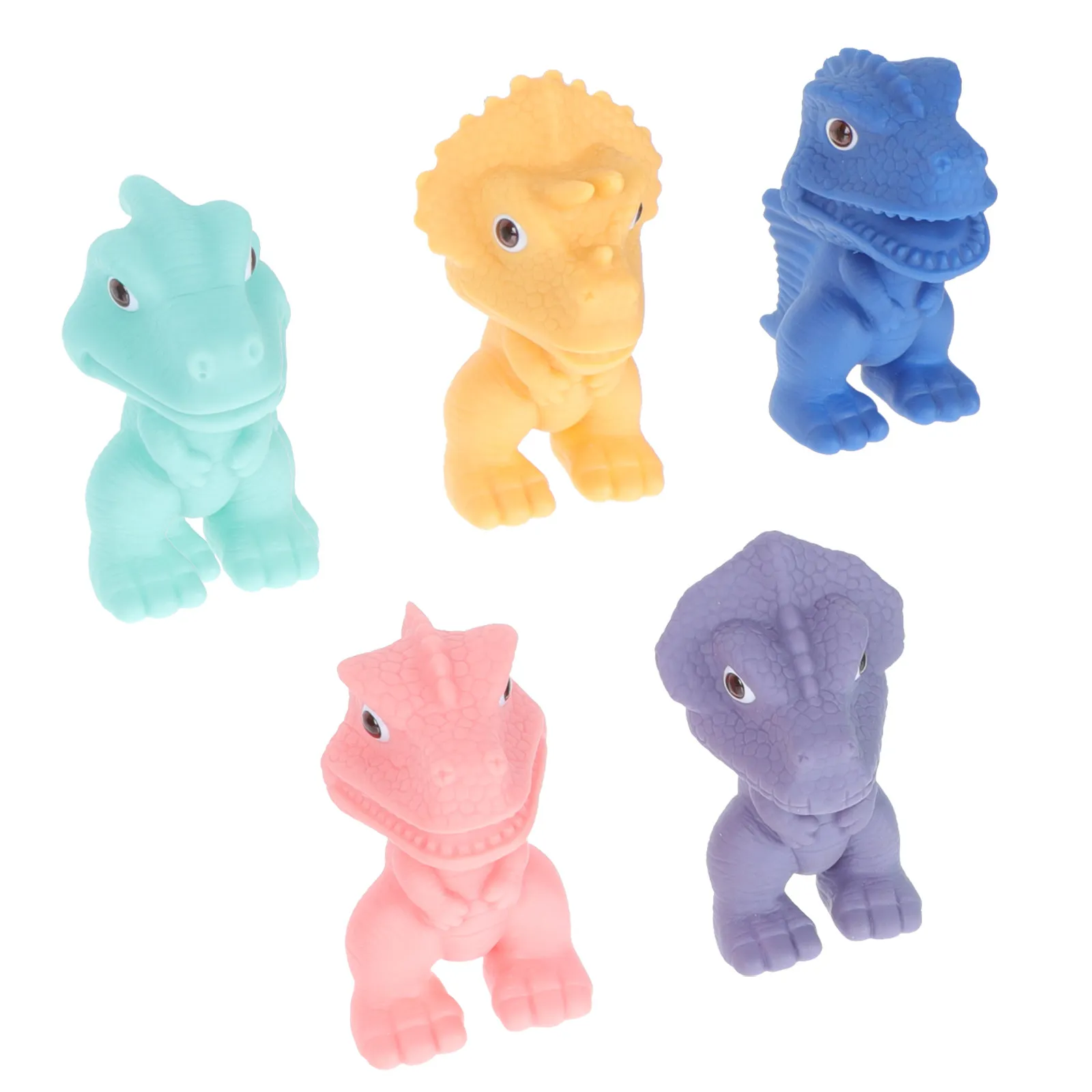 

1Box Soft Rubber Dinosaur Floating Bath Learning Plaything for Kids Baby Pool Shower Education Animal Figure Vinyl Model