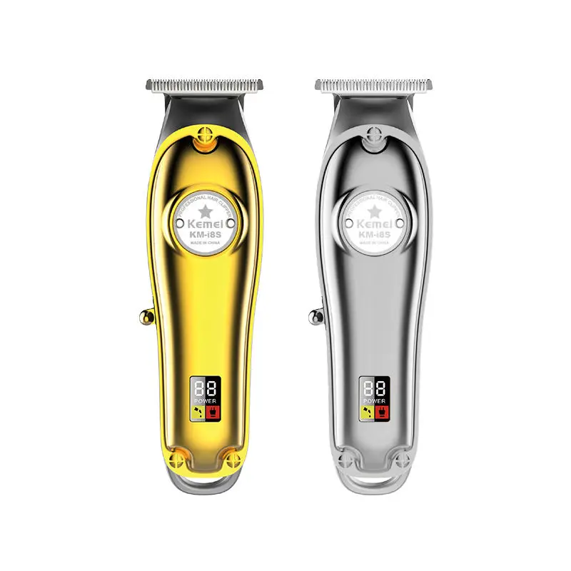 

Kemei KM-i8S Durable Metal Body Led Power Display Usb Charging Professional Electric Hair Clipper