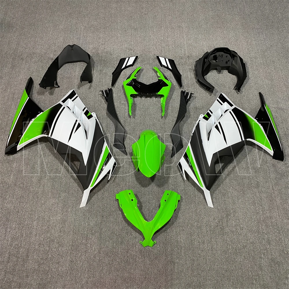 

Motorcycle Fairing Set Body Kit Plastic Accessories Full Bodywork Cowl NINJA250 Ninja 250 NINJA300 2013 2014 2015 2016 2017 A3