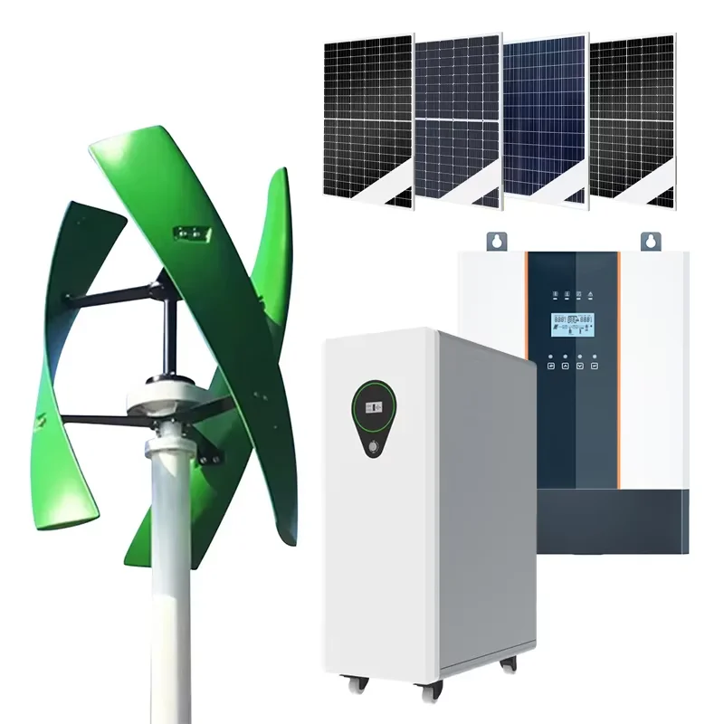 20kw Power Generators High Quality Electric Solar Hybrid Vertical Wind Turbine with Low Start-up Pitch Control