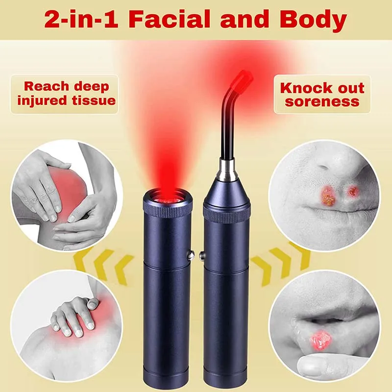 Body Pain Relief Equipment Laser Treatment Of Oral Ulcers And Cold Sores Three-In-One Cold Sore Treatment Device