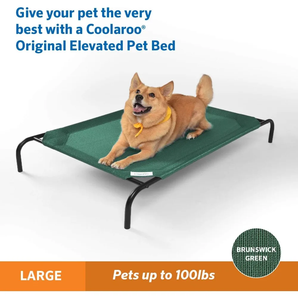 

Loft Dog Bed, Suitable for Both Indoor and Outdoor Use, Large Size, Brunswick Green, 51.00 X 31.50 X 8.00 Mm