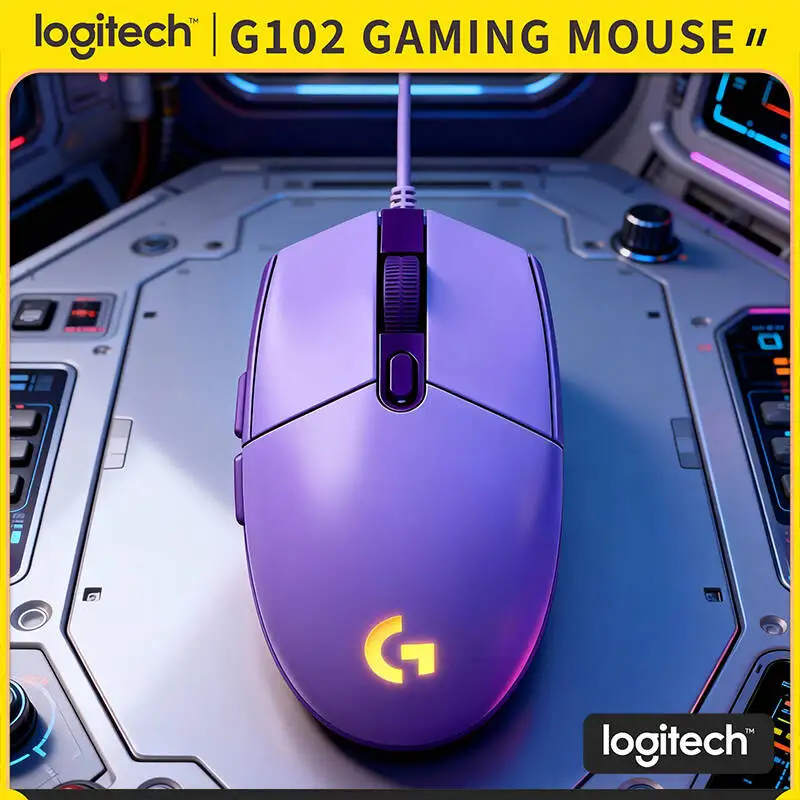 

Logitech G102 Wired Gaming Mouse, 16.8M RGB Colors, HERO Sensor, 20M Clicks, 6 Programmable Keys for Mac/Windows Users