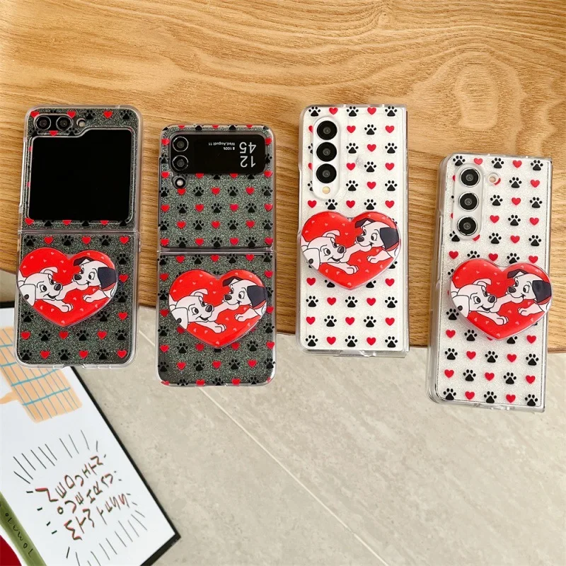 

Puppies Paw Phone Case for Samsung Galaxy Z Flip 7 6 5 4 Protective Back Cover for ZFlip5 ZFlip6 ZFlip7 Case Shell