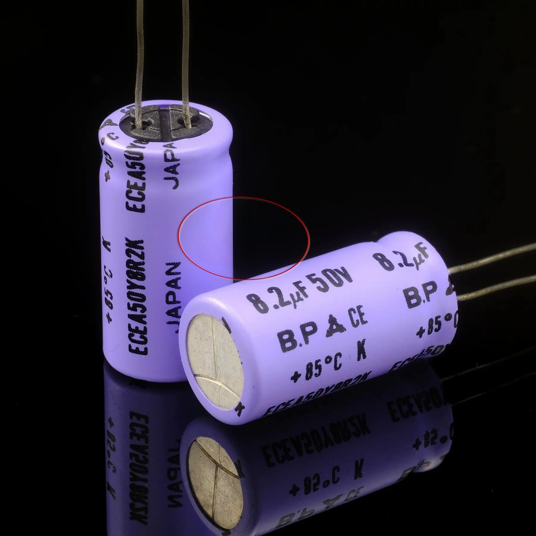10pcs Premium 8.2UF 50V BP Non-Polar Coupling Capacitor for Old Version