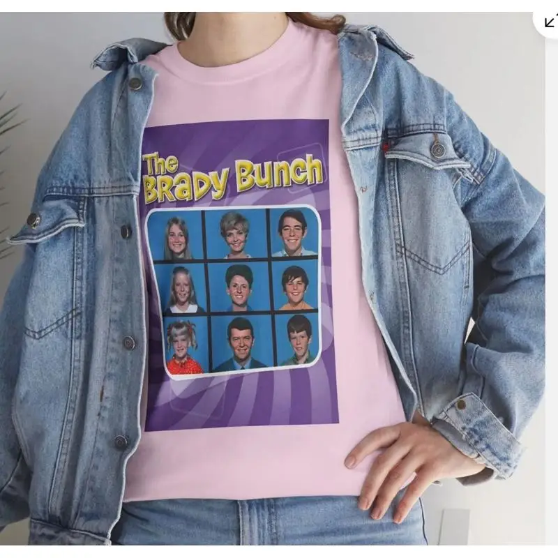 The Brady Bunch Serie Tv 1969 T Shirt Commedia Famiglia Anni '70