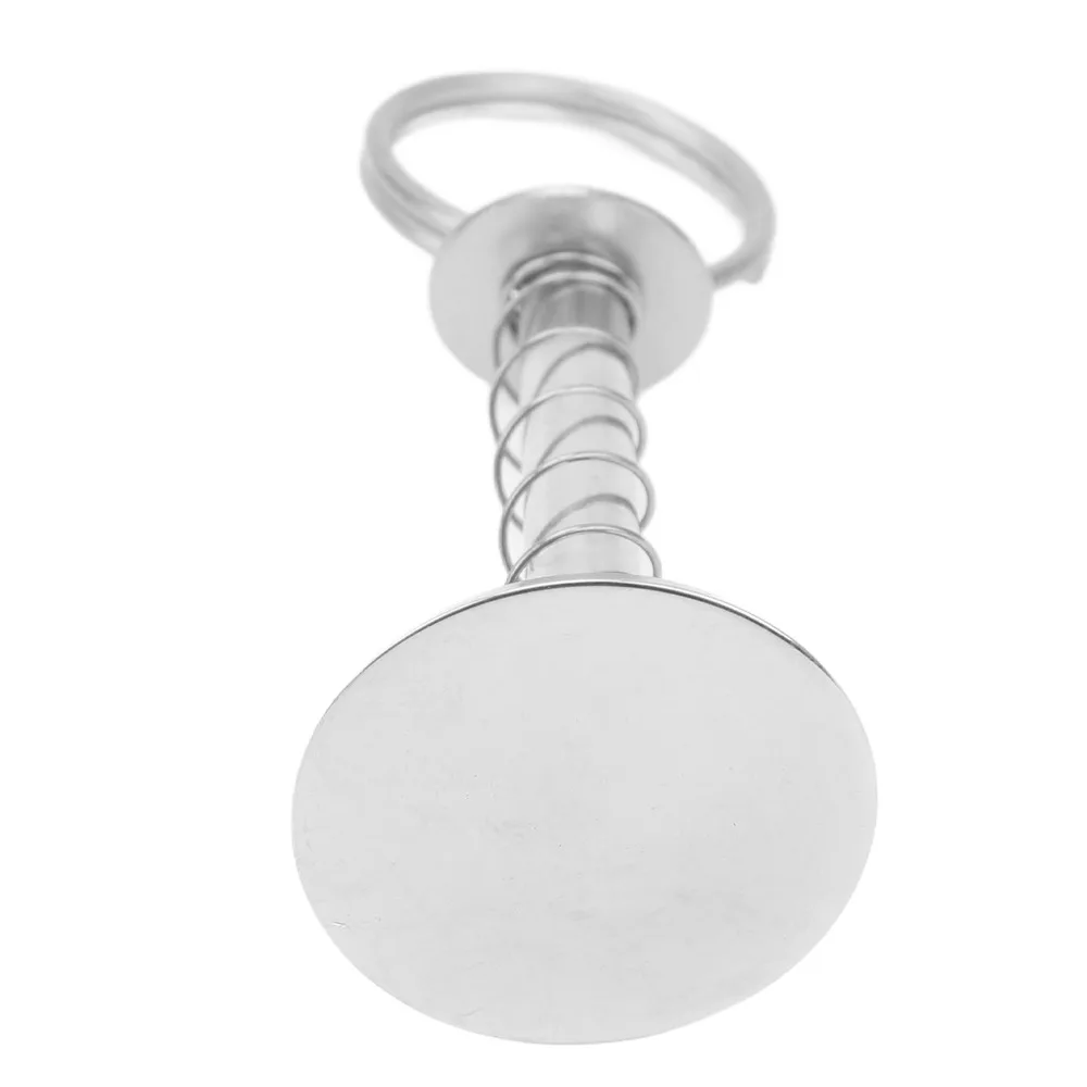 Pull Lifter 1/4 Inch Diameter Hatch Cover Pull Handle Stainless Steel 304 Hidden Spring Pin Button Marine Boat Handle Yacht