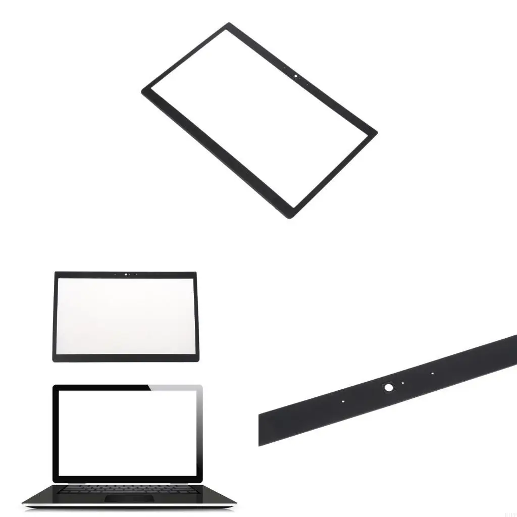 E1PF Laptop LCD Front Frame Cover Bezel Laptop Accessories New/Original for DellLatitude E7480 E7490 Laptop 33x21.3cm,Black