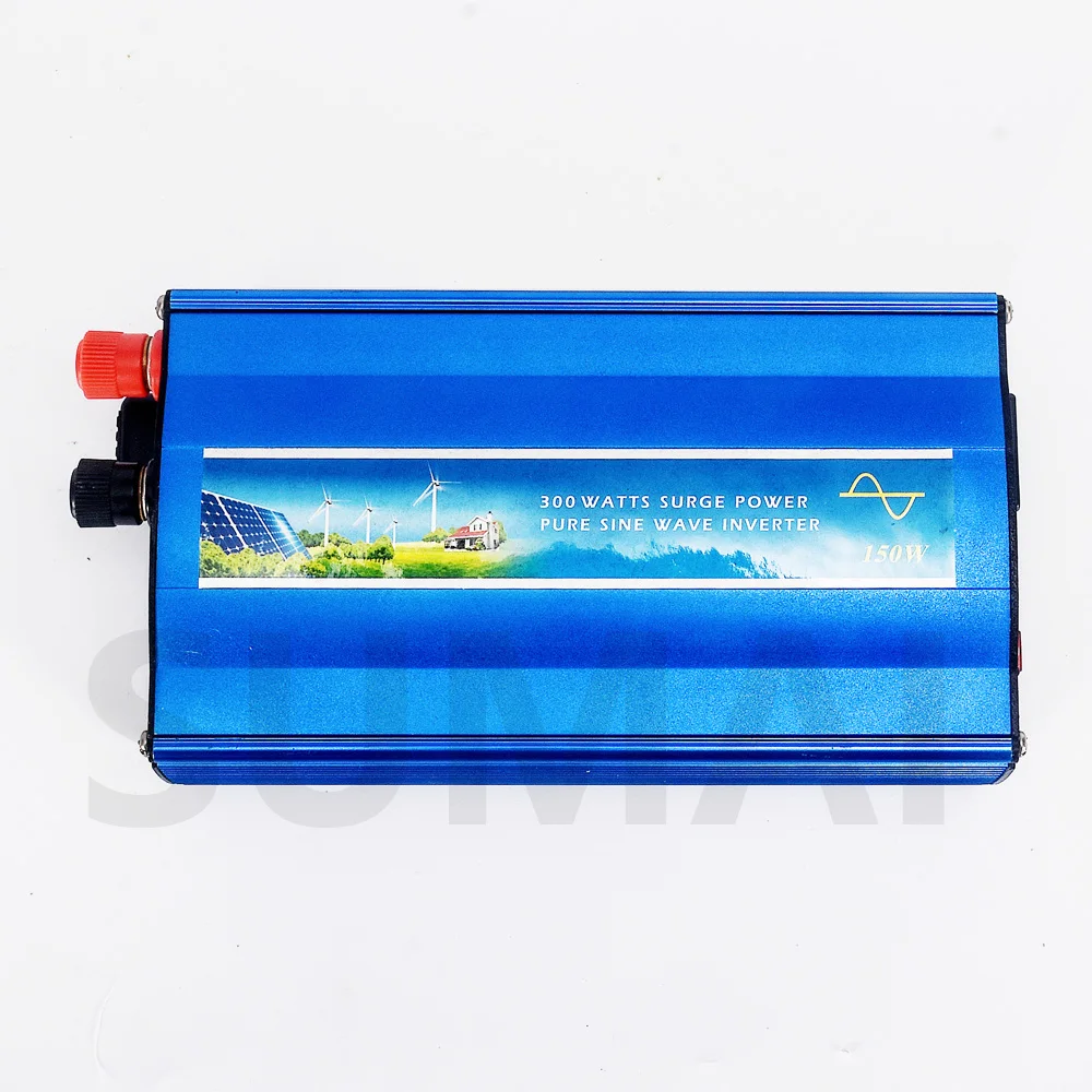 150W Off Grid  Sine Wave Pure Inverter Input 12V/24V/48V/96V/110V  110V/220V/230V/240V DC Output 50HZ