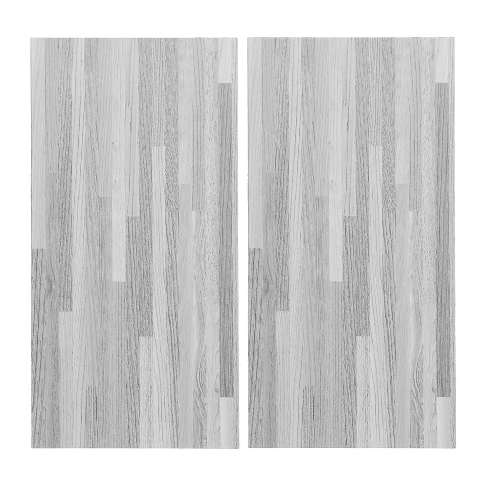 2Pcs Simulation Wood Grain PVC Dollhouse Floor Tiles for Ob11 Miniature Dining Room Kitchen Bathroom Decor Versatile Authentic