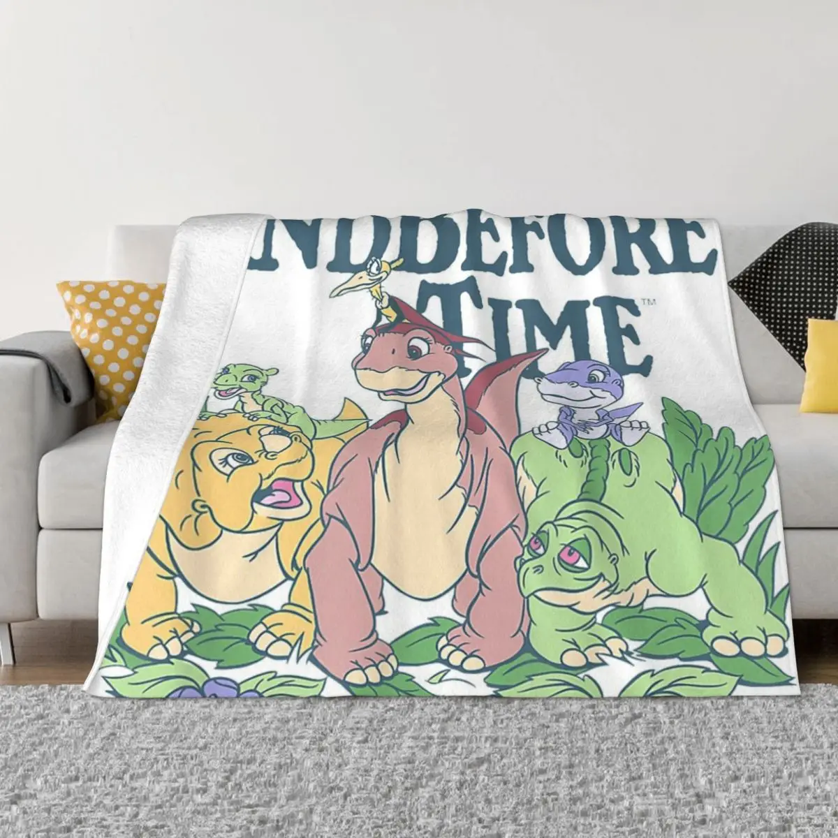 

Land Before Time Pastel Dinosaur Friends Plush Blankets Blankets & Throws Home And Decoration Throw Blanket