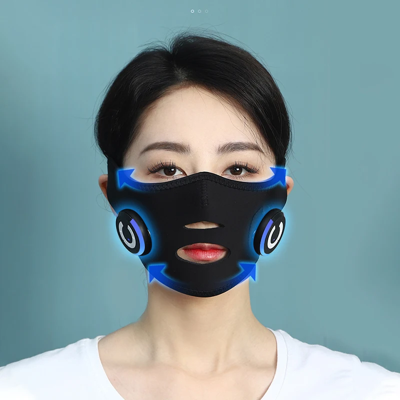 EMS Beauty Instrument Face-lifting Instrument Face Massager Face Mask Face-lifting Device V Face Lift Tightening Microcurrent