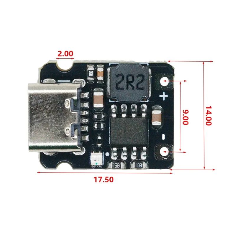 Single section 1 string 3.2V3.6v lithium iron phosphate battery charging board 2.4A fast charger module